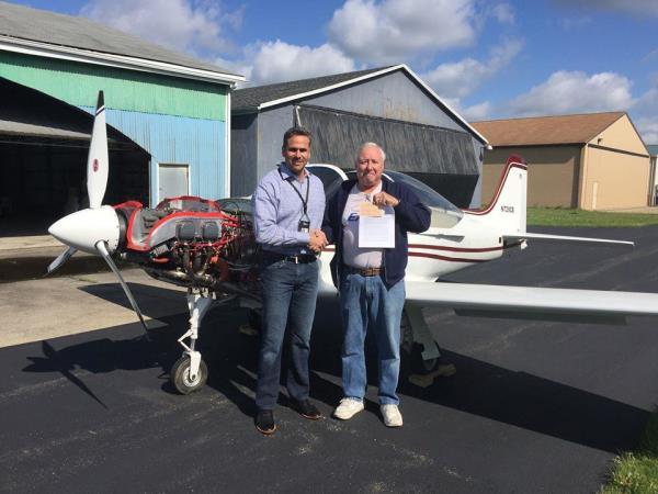 F.8L Falco built by member Kyle Brumfield and completed after his death as a chapter project lead by Pete Klapp.
