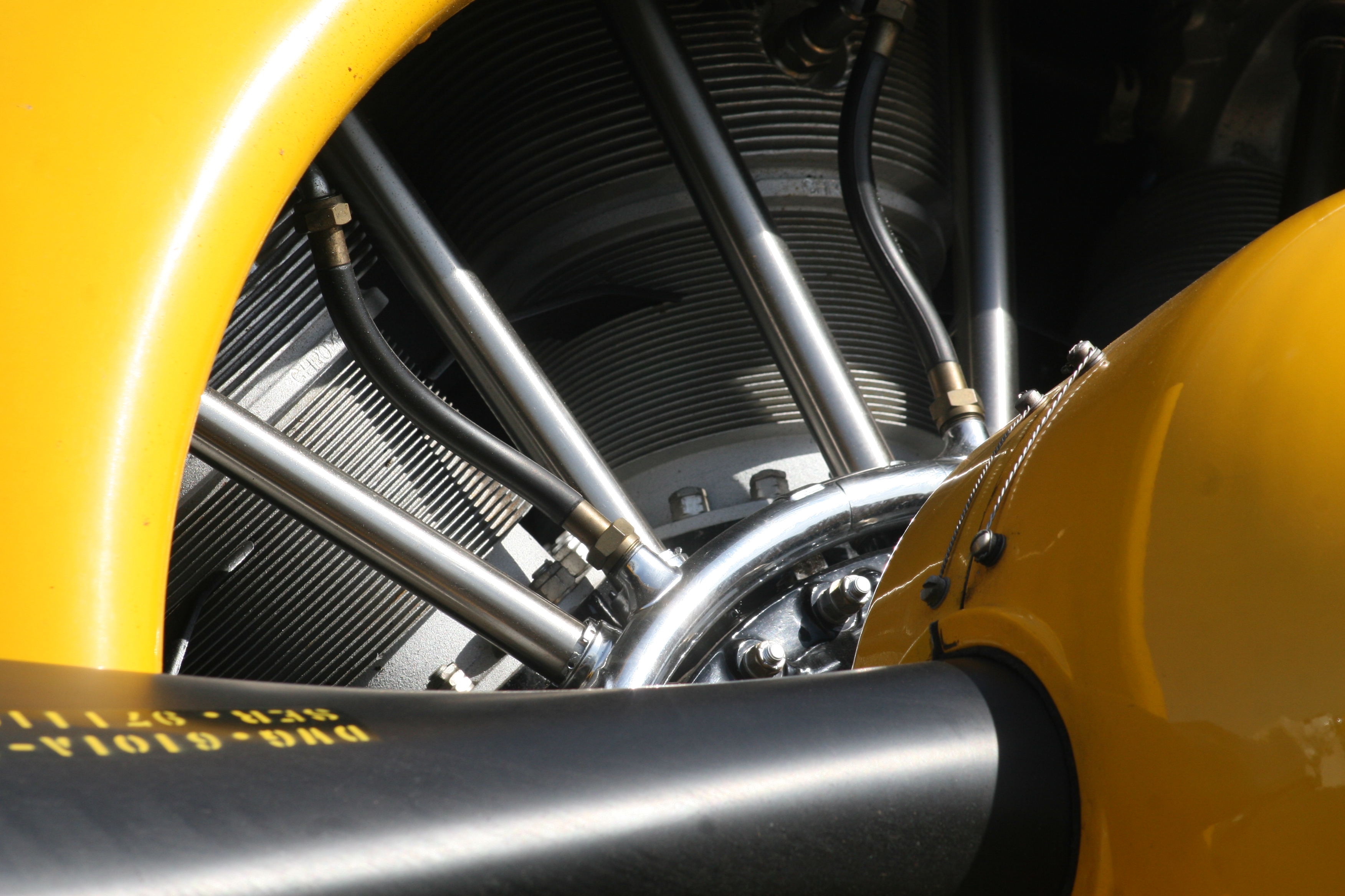 Harvard up close rotary engine