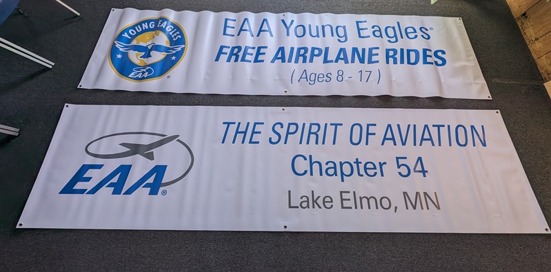 EAA Chapter 54 banners
