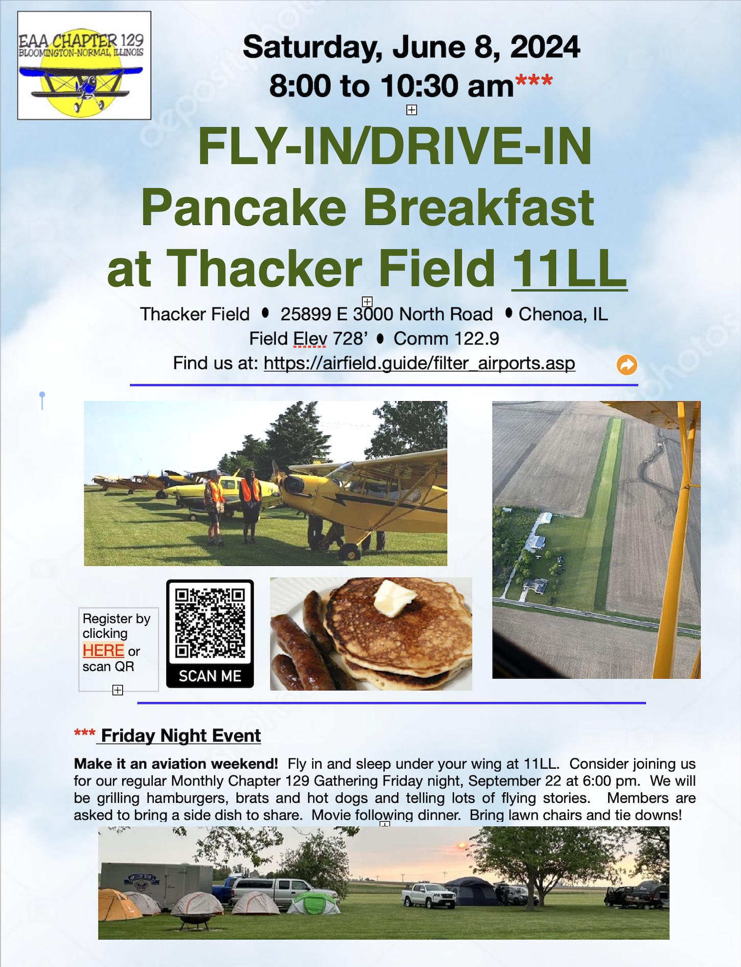Fly-in Drive-in to Thacker Field