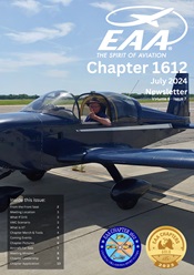 EAA Chapter 1612 Newsletter - July 2024 Cover