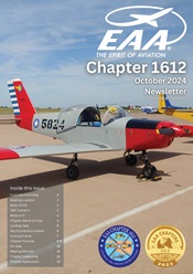 EAA Chapter 1612 Newsletter - October 2024 Cover