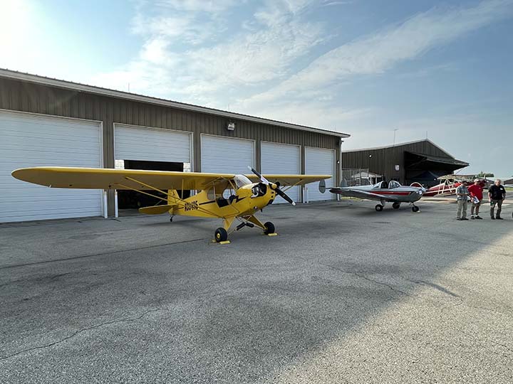 Aircraft on display