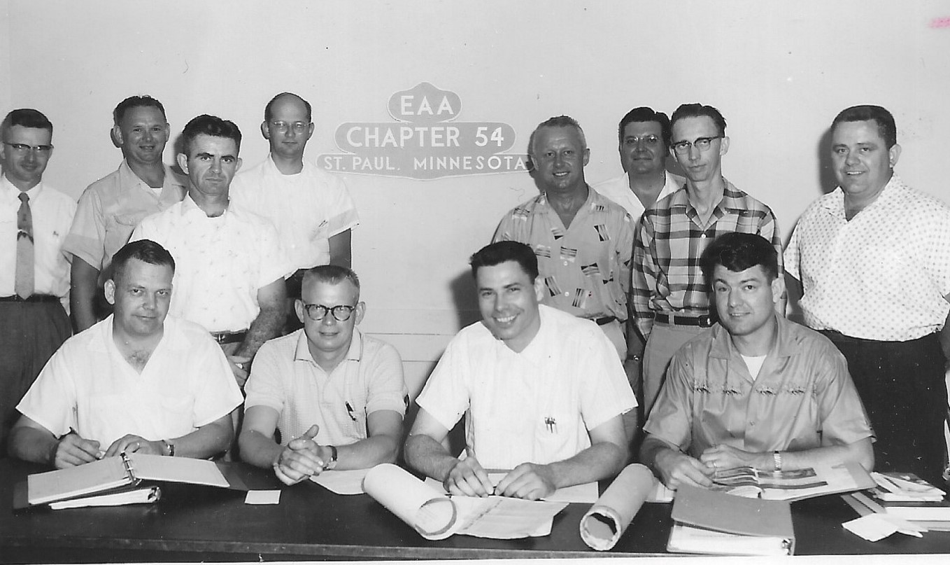 front row Roger Gardner, treasurer, board member roger Anderson, president Chet Klier, Oscar Ringgold. Back row. Jesse Black, Fred Klokin, Don Keating, Tony Just, Frank Vanek, Gordy Young, Bud Green, Ward Holliday