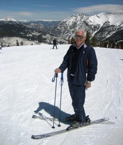 Hove saw of the world. Here he is on the summit at Vail
