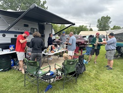 Chapter 54 potluck dinner at Oshkosh 2024