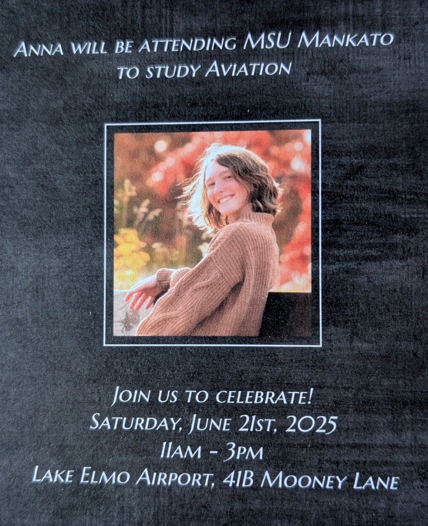 Saturday June 21 at 11 a.m. at the Chase hangar on Mooney lane