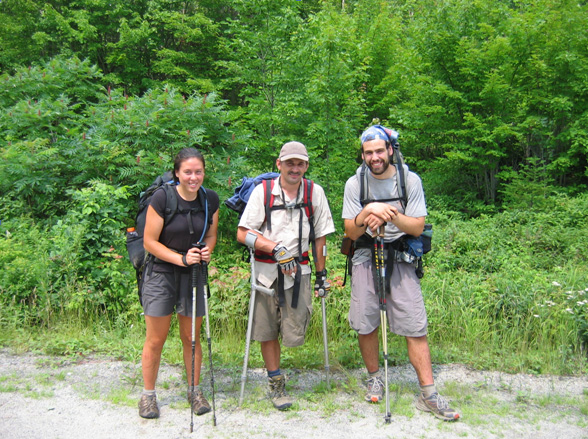 Daniel Alvarez and friends on the Appalachian Trail