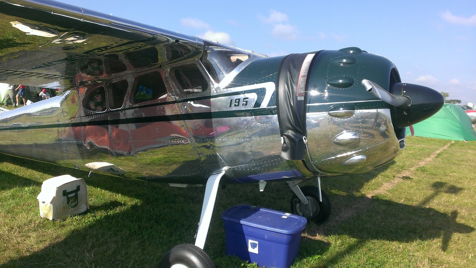 Cessna 195 at Oshkosh