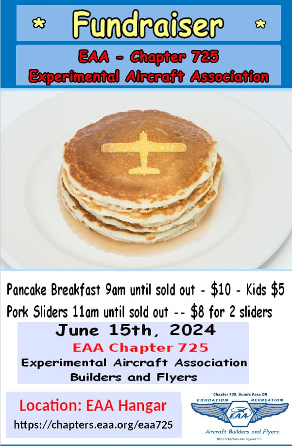 EAA Chapter 725 Pancake Breakfast 2024